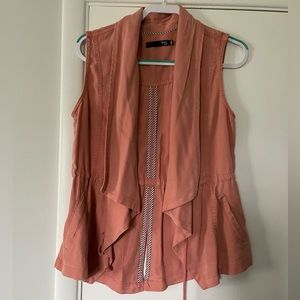 NWOT Salmon Max Jeans Vest